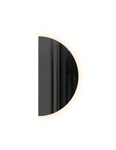 Miroir de salle de bain rond BARI avec lumière LED Ø140X70cm, 40W 3000K 2749lm, CRI90 CL.II IP44, LED intégrée à l'arrière