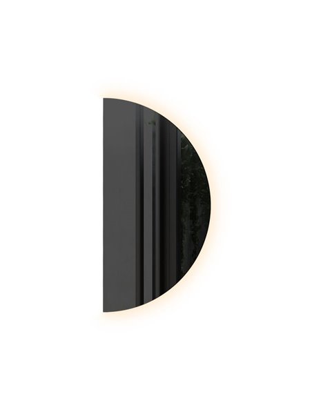 Miroir de salle de bain rond BARI avec lumière LED Ø140X70cm, 40W 3000K 2749lm, CRI90 CL.II IP44, LED intégrée à l'arrière