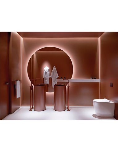 Miroir avec lumière LED BARI 100cm, 58W 3000K 3927lm, CRI90 CL.II IP44, LED intégrée, interrupteur tactile