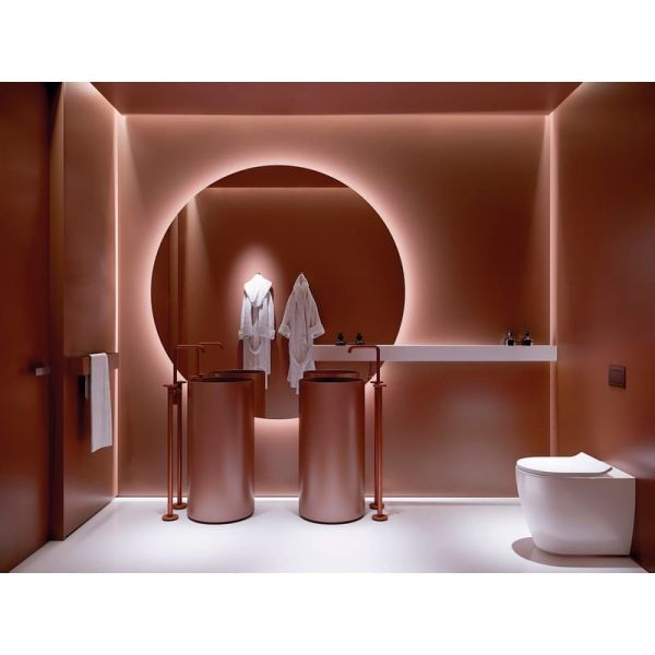 Miroir avec lumière LED BARI 100cm, 58W 3000K 3927lm, CRI90 CL.II IP44, LED intégrée, interrupteur tactile