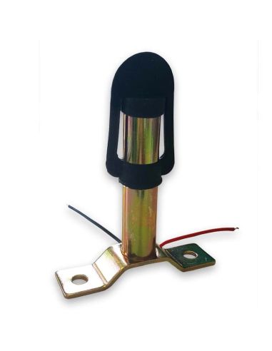 Soporte Plano para rotativo para atornillar con cable y tapa de goma DIN 14620 | LeonLeds