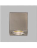 Plafón cuadrado BRANCO Negro Texturado, LED GU10 8W, CL.II IP65