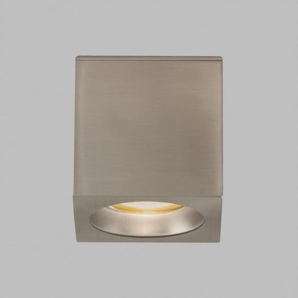Plafón cuadrado BRANCO Negro Texturado, LED GU10 8W, CL.II IP65