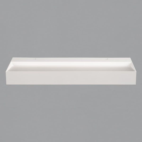 Applique d'intérieur LED Blanc Texturé BRICK, 38W 4340lm, CRI90 CL.I, LED intégrée, Interrupteur à Glissière 2700K-3000K, Diffus