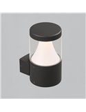 Aplique de exterior LED BRISK Antracita Texturado, 12W 3000K 945lm, CRI90 CL.I IP65, LED integrado