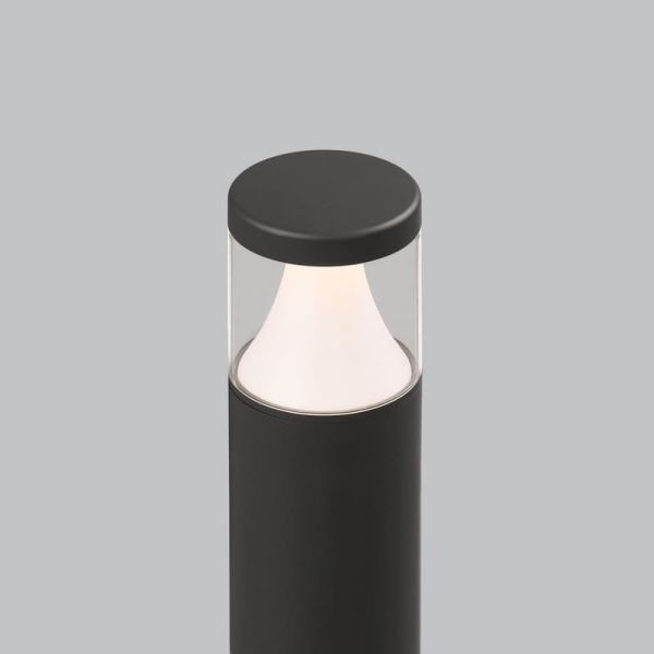 Baliza de exterior LED BRISK Antracita Texturado, 12W 3000K 945lm, CRI90 CL.I IP65, LED integrado