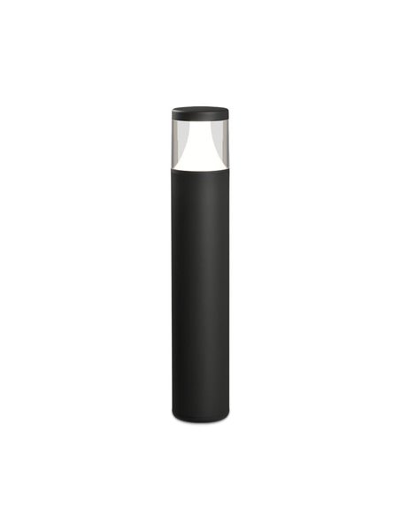Baliza de exterior LED BRISK Antracita Texturado, 12W 3000K 945lm, CRI90 CL.I IP65, LED integrado