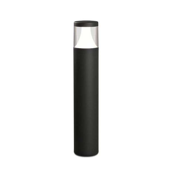 Baliza de exterior LED BRISK Antracita Texturado, 12W 3000K 945lm, CRI90 CL.I IP65, LED integrado