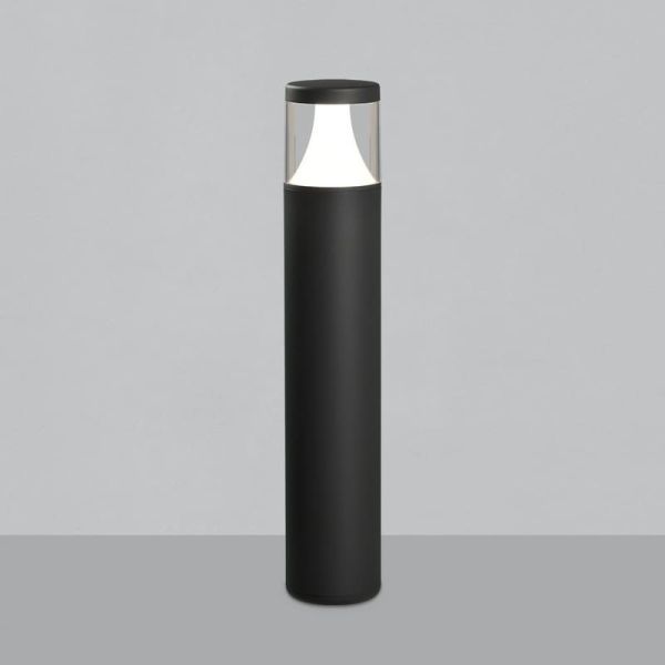 Farol exterior LED antracite texturizado BRISK, 12W 3000K 945lm, CRI90 CL.I IP65, LED integrado