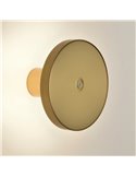 Aplique LED CHAMALEON Oro Técnico, 10.5W 3000K 675lm, CRI90 CL.I, LED integrado, Sin decoración
