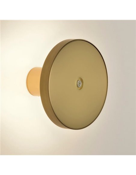 Aplique LED CHAMALEON Oro Técnico, 10.5W 3000K 675lm, CRI90 CL.I, LED integrado, Sin decoración