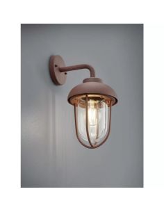 Applique extérieure DUERO couleur rouille/anthracite | LéonLeds 2