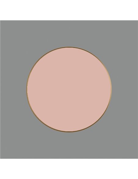 Applique de salon en métal CHAMALEON DECO Rose Pâle, Sans éclairage