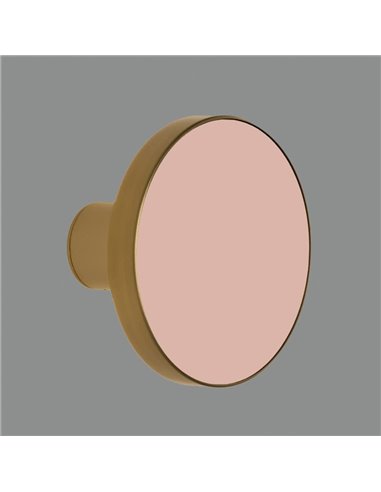 Applique de salon en métal CHAMALEON DECO Rose Pâle, Sans éclairage