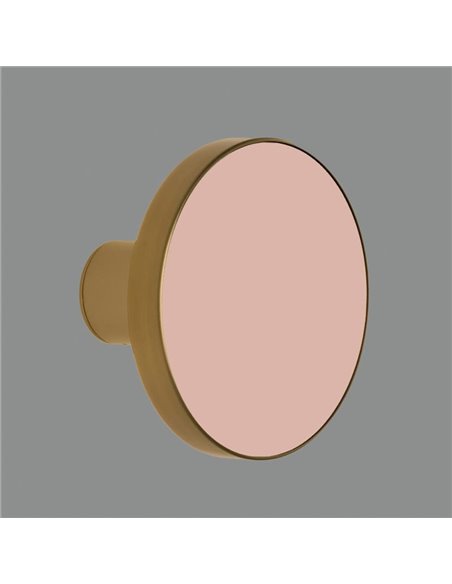 Applique de salon en métal CHAMALEON DECO Rose Pâle, Sans éclairage