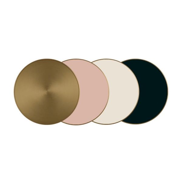 Aplique de pared salón CHAMALEON DECO metal Rosa Palo, Sin iluminación