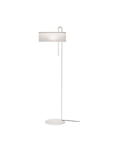 Lámpara de pie CLIP Blanco Texturado, LED E27 15W, CL.II
