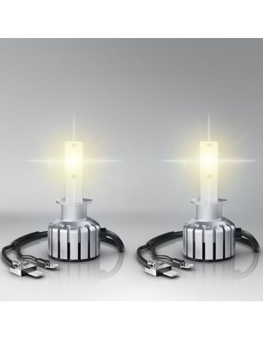 Bombillas LED H1 12V Blanco Calido 2.700K Vintage HL + 300% mas de luz Pack 2 unidades 64150DWVNT-2MB Osram