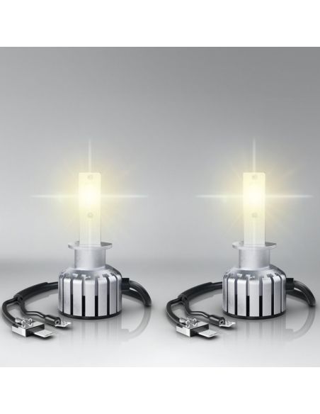 Bombillas LED H1 12V Blanco Calido 2.700K Vintage HL + 300% mas de luz Pack 2 unidades 64150DWVNT-2MB Osram