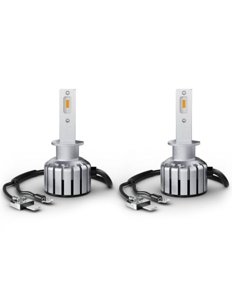 Lâmpadas LED H1 12V Branco Quente 2.700K Vintage HL + 300% mais luz Pacote de 2 unidades 64150DWVNT-2MB Osram