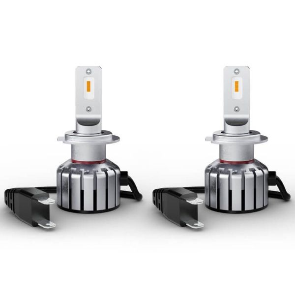 Lâmpadas LED H7 H18 12V Branco Quente 2.700K Vintage HL + 300% mais luz Pacote de 2 unidades 64210DWVNT-2MB Osram