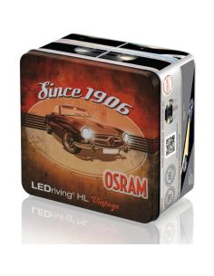 Bombillas LED H4 H19 R2 12V Blanco Calido 2.700K Vintage HL + 300% mas de luz Pack 2 unidades 64193DWVNT-2MB Osram 2