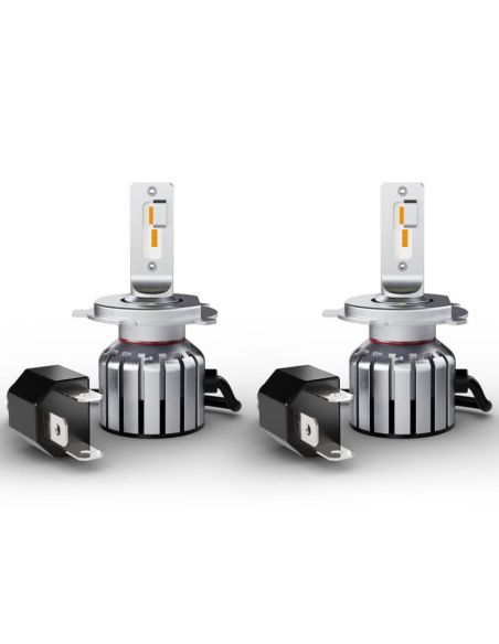 Bombillas LED H4 H19 R2 12V Blanco Calido 2.700K Vintage HL + 300% mas de luz Pack 2 unidades 64193DWVNT-2MB Osram