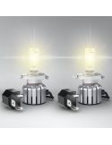Bombillas LED H4 H19 R2 12V Blanco Calido 2.700K Vintage HL + 300% mas de luz Pack 2 unidades 64193DWVNT-2MB Osram