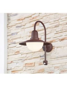 Aplique pared exterior NORMAN color óxido-antracita| LeonLeds 2