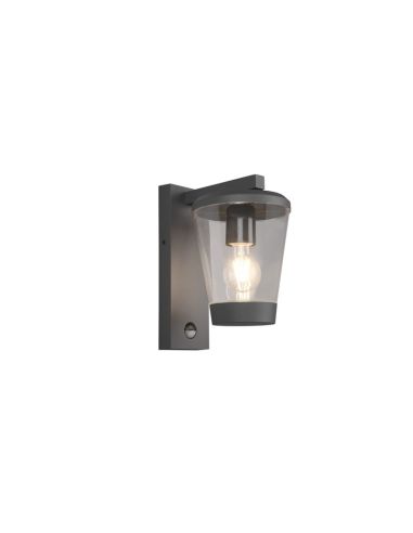 Aplique de pared exterior CAVADO sensor movimiento 40W IP44 | LeonLeds