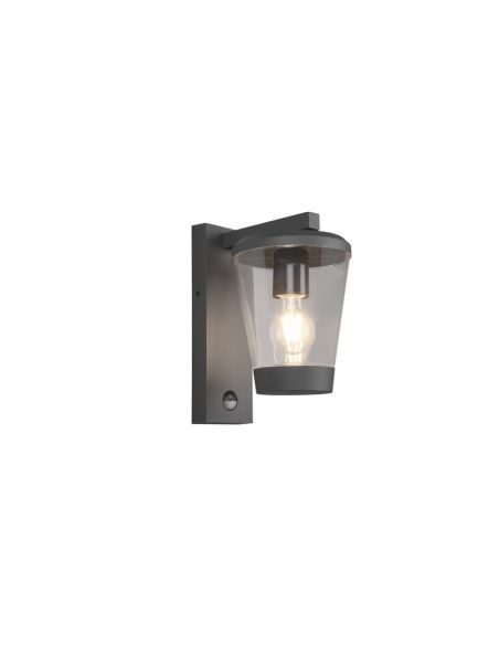 Aplique de pared exterior CAVADO sensor movimiento 40W IP44 | LeonLeds