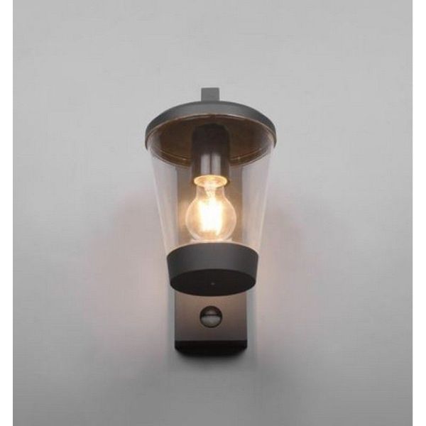 CAVADO luz de parede externa com sensor de movimento vista frontal