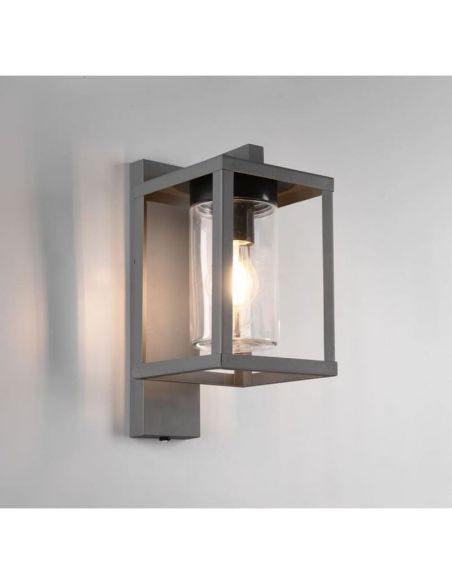 LUNGA applique murale extérieure capteur lumière d'obscurité allumée