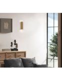 Aplique de pared MARLEY bronce viejo en una pared