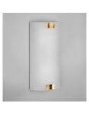 PURA arandela metal-vidro bronze detalhe off light