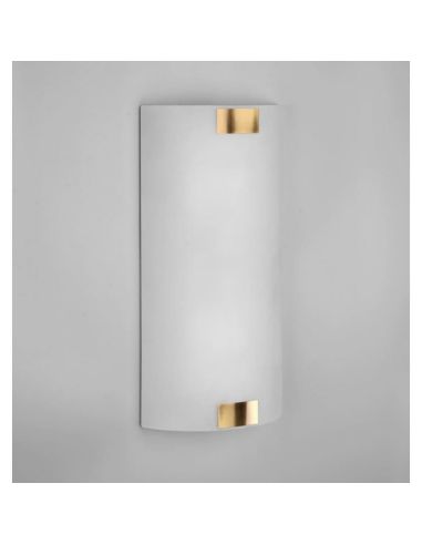 Applique PURA métal-verre bronze détail éteint