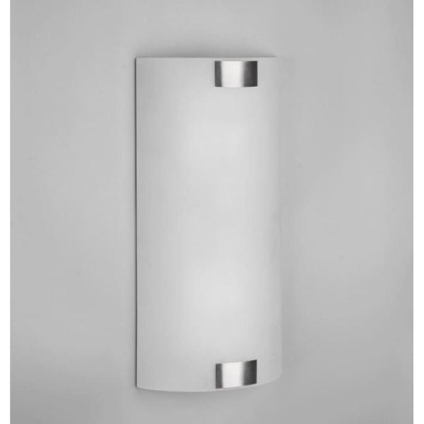Applique métal-verre PURA avec détail en nickel mat