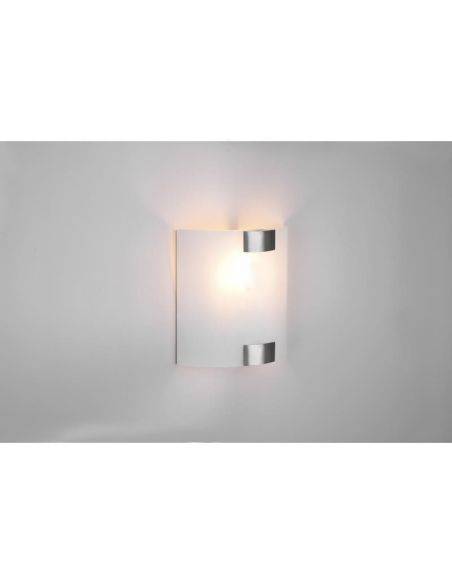 Applique murale PURA petite détail nickel mat détail éclairé