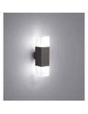 Aplique pared LED HUDSON 2 luces en una pared