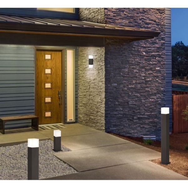 Aplique pared LED HUDSON 2 luces foto ambiente