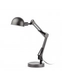 Flexo para escritorio, lamparas para estudiar, flexo para estudiar para estudio escritorio Gris serie BaoBab Estudio Lámpara mes