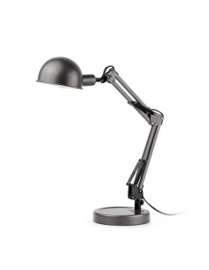 Flexo para escritorio, lamparas para estudiar, flexo para estudiar para estudio escritorio Gris serie BaoBab Estudio Lámpara mes