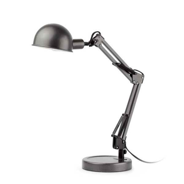 Flexo para escritorio, lamparas para estudiar, flexo para estudiar para estudio escritorio Gris serie BaoBab Estudio Lámpara mes