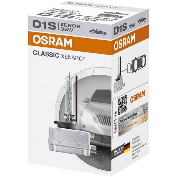 Osram Xenarc Classic 66140CLC D1S Ampoule Osram | LéonLeds