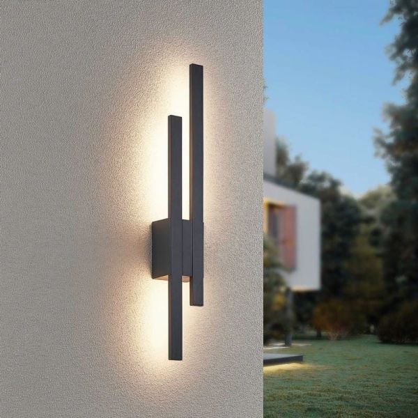 Aplique pared LED exterior TAWA iluminación indirecta en exterior