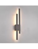 Aplique pared LED exterior TAWA iluminación indirecta encendido