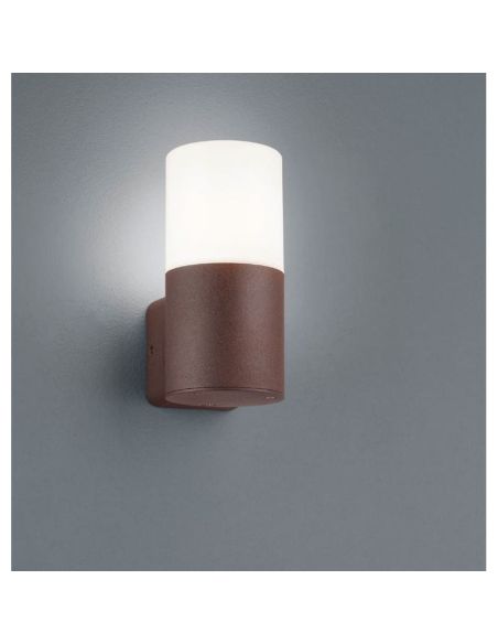 Aplique de pared pequeño 17cm HOOSIC para jardín en una pared