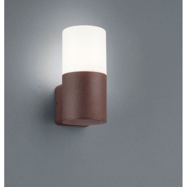 Aplique de pared pequeño 17cm HOOSIC para jardín en una pared