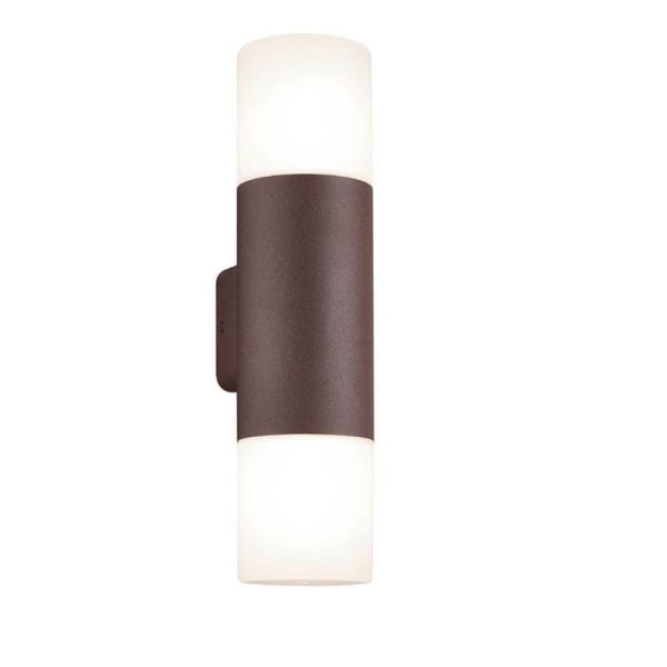 Aplique de pared para jardín HOOSIC 2 luces arriba y abajo | LeonLeds