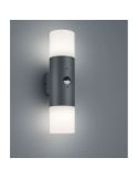 Aplique pared HOOSIC 2 luces arriba y abajo sensor movimiento detalle encendido